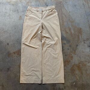 Lululemon City Sleek High-Rise Wide Leg Pants - Tan